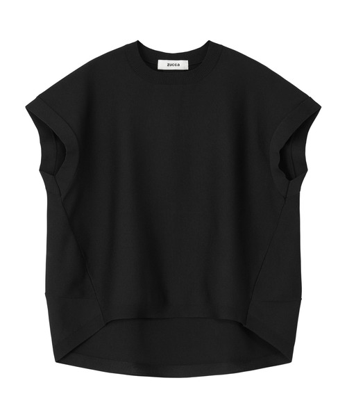 「ZUCCa」 ノースリーブニット M size グリーン レディース_画像3