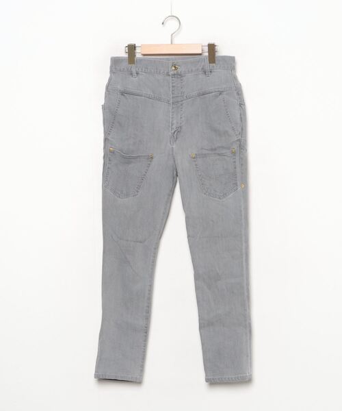 mercibeaucoup,（メルシーボークー） サルエルデニムパンツ 01 グレー