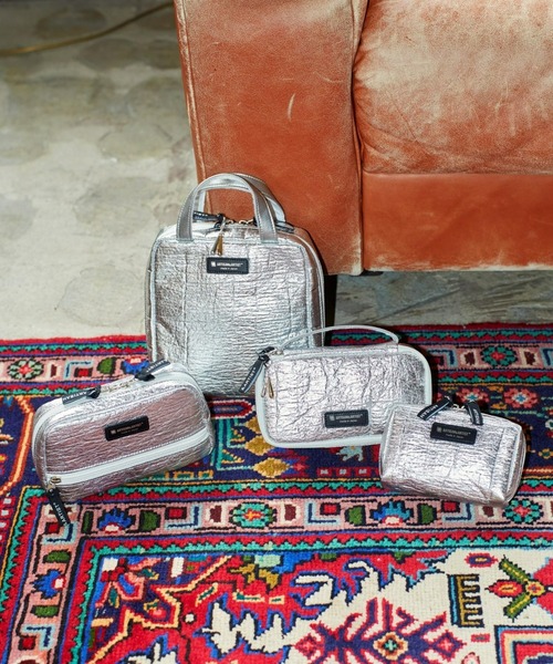 「ARTISAN&ARTIST」 ポーチ FREE シルバー レディース_画像3