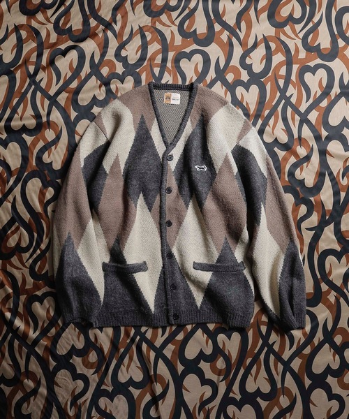 【極美品】Re: NUMBER (N)INE / ニットカーディガン　４ NUMBER (N)INE（ナンバーナイン） カーディガン MOHAIR SOLID JACQUARD