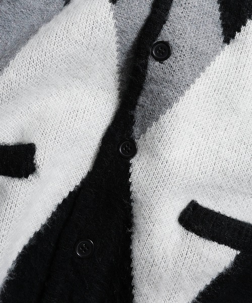 n（n） BY NUMBER （N）INE 「n(n) (N)INE」 ニットカーディガン L