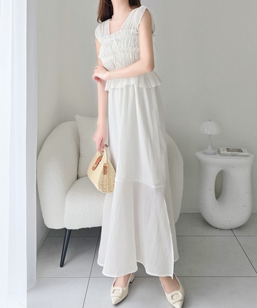 mily bilet パーティードレス ワンピース 夏 「mily bilet」一枚で主役