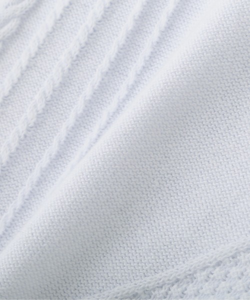 「DANKE SCHON」 7分袖ニット F ベージュ メンズ_画像5