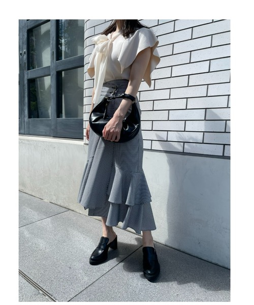 「SNIDEL」 ノースリーブニット FREE グリーン レディース_画像3