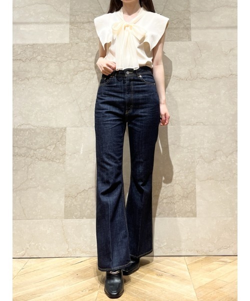 「SNIDEL」 ノースリーブニット FREE グリーン レディース_画像5