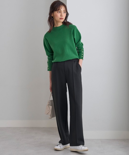 「BELLUNA PLUS」 パンツ MEDIUM イエロー系その他 レディース_画像4