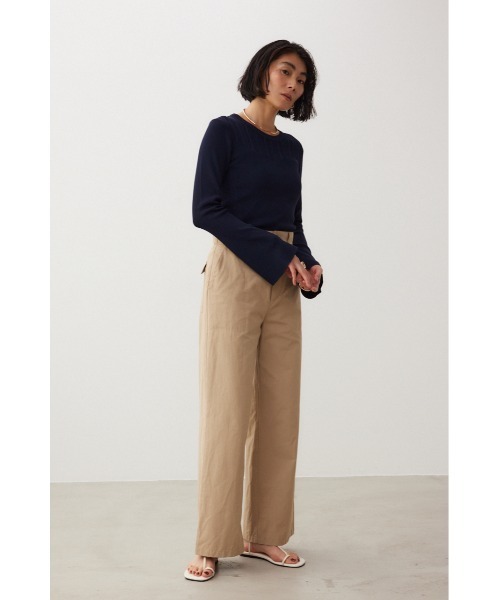 「crie conforto」 カーゴパンツ SMALL ネイビー レディース_画像3