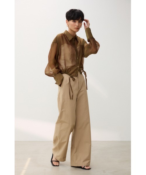 「crie conforto」 カーゴパンツ SMALL ネイビー レディース_画像9