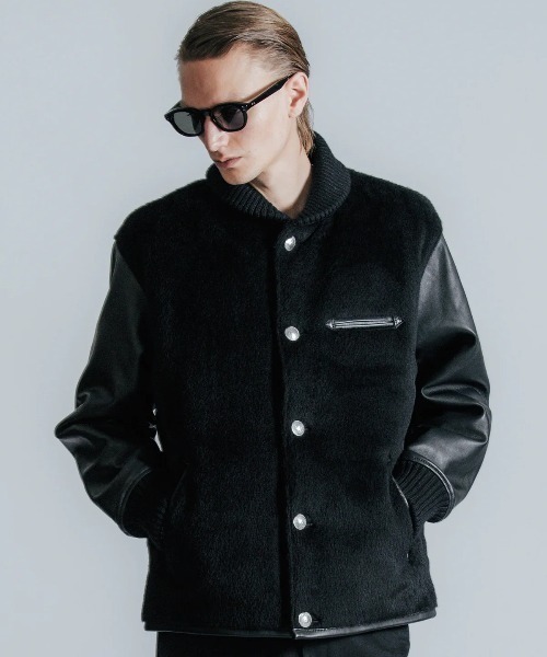 ブルゾン アウター CRIMIE/クライミー/ALPACA AWARD CONCHO JACKET/アルパカアワード コンチョ ジャケット メンズの画像