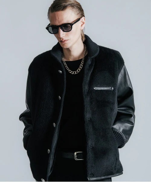 ブルゾン アウター CRIMIE/クライミー/ALPACA AWARD CONCHO JACKET/アルパカアワード コンチョ ジャケット メンズの画像