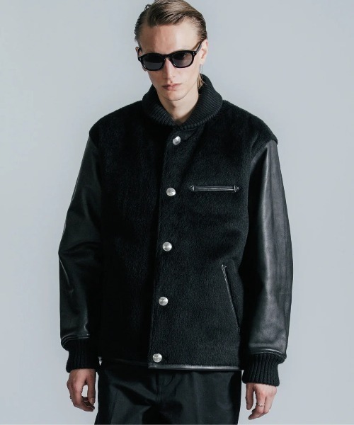 ブルゾン アウター CRIMIE/クライミー/ALPACA AWARD CONCHO JACKET/アルパカアワード コンチョ ジャケット メンズの画像