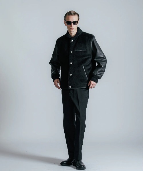 ブルゾン アウター CRIMIE/クライミー/ALPACA AWARD CONCHO JACKET/アルパカアワード コンチョ ジャケット メンズの画像