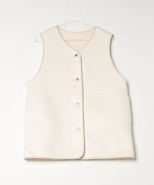 BEAUTY&YOUTH UNITED ARROWS」 ベスト FREE オフホワイト レディース 