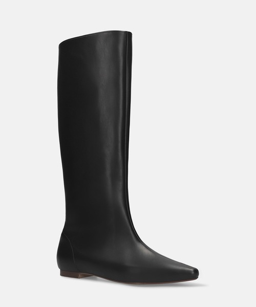 「MAMIAN」 ロングブーツ M ブラック レディース_画像6