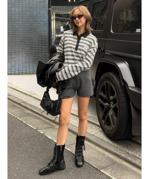 SLY（スライ） ポロシャツ ポロ MICHIXSLY POLO SH ミチスライ