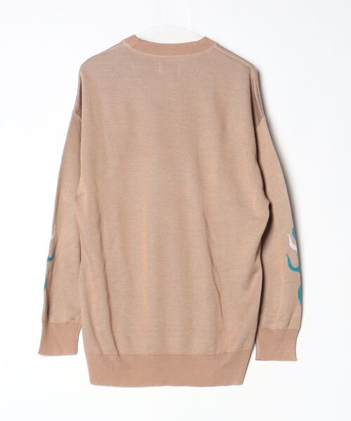 「UNITED ARROWS & SONS」 長袖ニット M ブラウン メンズ_画像2