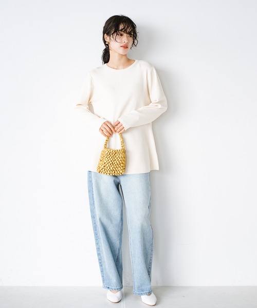 「ANNA LUNA」 長袖ニット MEDIUM オフホワイト レディース_画像2