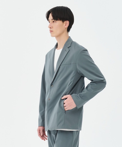 NEW BALANCE テーラード　ジャケット　ブレザー　大きいサイズ　洗える New Balance（ニューバランス） テーラードジャケット LARGE ブルー