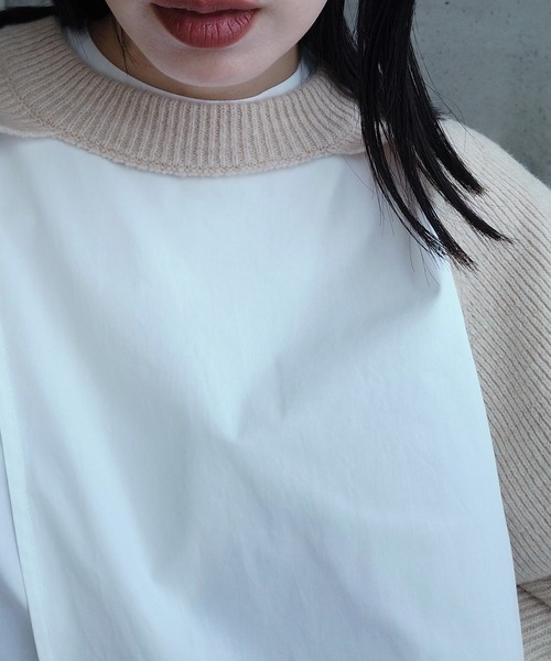 「y/m by RIKA」 長袖ニット FREE ベージュ レディース_画像3