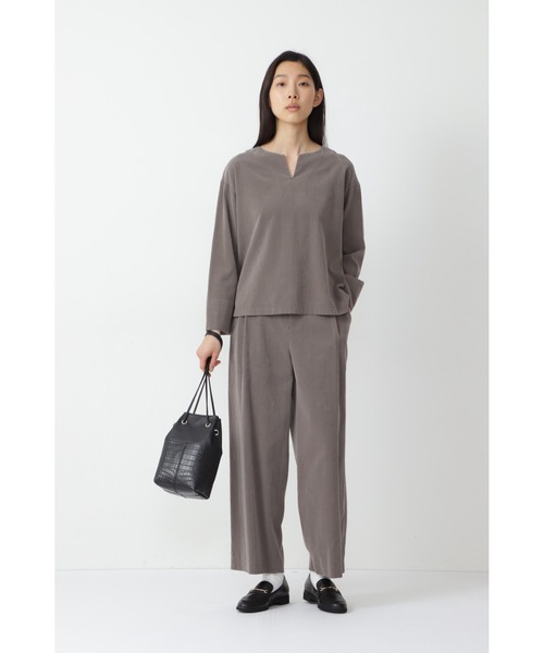 「human woman」 コーデュロイパンツ MEDIUM ダークベージュ レディース_画像6