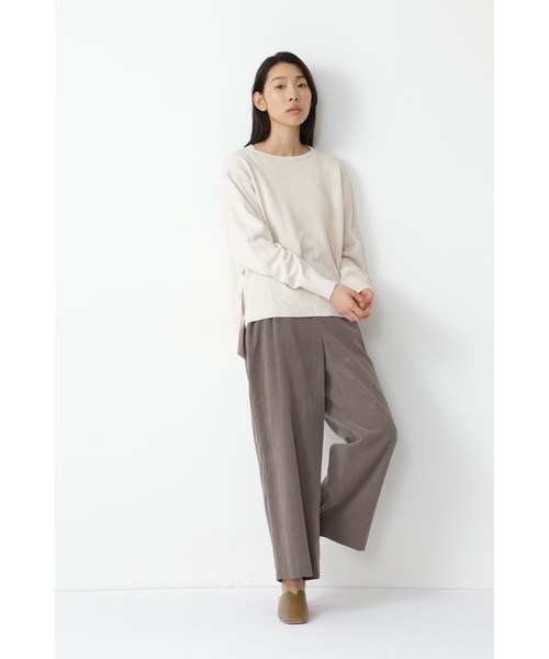 「human woman」 コーデュロイパンツ MEDIUM ダークベージュ レディース_画像7
