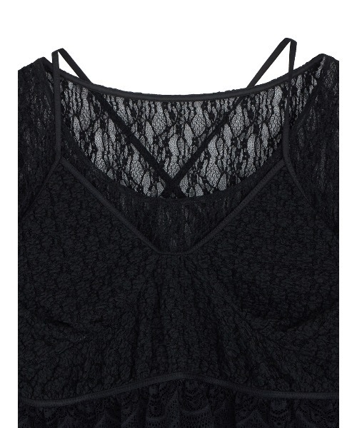 シャツ/ブラウス(半袖/袖なし) Ameri vintage EVELYN LACE TOP 661051-top-06-750.jpg