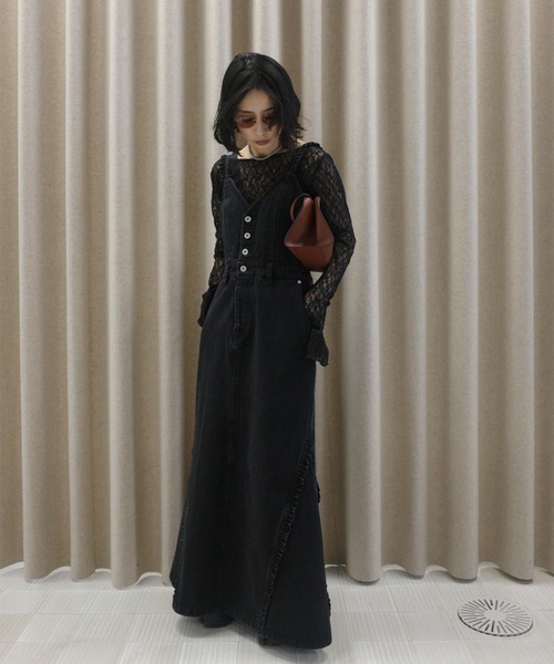 シャツ/ブラウス(長袖/七分) Ameri VINTAGE BUSTIER LAYERED SHIRT Ameri VINTAGE - ［I_am］bustier layered short shirt setの通販 by
