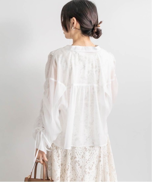 「RANDA」 長袖ブラウス FREE ホワイト レディース_画像2