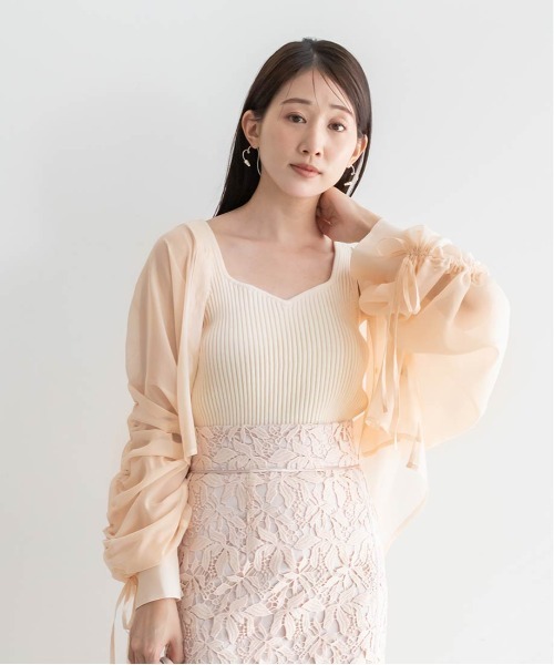 「RANDA」 長袖ブラウス FREE ホワイト レディース_画像5