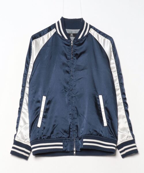 CAMBIO（カンビオ） スカジャン 46 ネイビー メンズ : ZOZOTOWN Yahoo