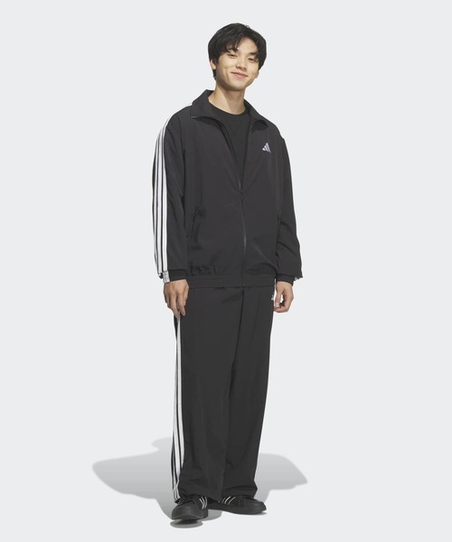 値下げ adidas ジャージジャケット L adidas（アディダス） ジャージ スタジアム ライト ツイル ルーズ