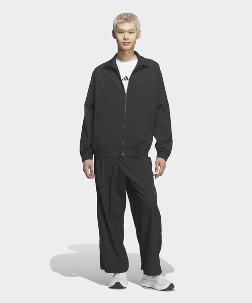 値下げ可 アディダス Sサイズ トラックジャケット ジャージ ルーズフィット adidas（アディダス） ジャージ スタジアム ライト ツイル ルーズ
