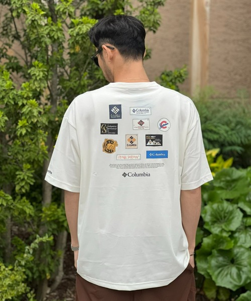 Columbia（コロンビア） tシャツ 「Columbia」スタックブルック