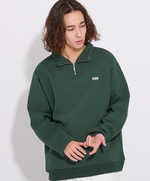 「FCMM」 スウェットカットソー MEDIUM グリーン メンズ_画像8