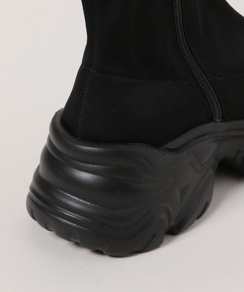 JEANASIS（ジーナシス） ショートブーツ MEDIUM ブラック レディース