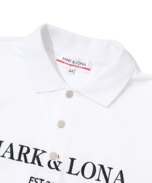 MARK&LONA（マークアンドロナ） ポロシャツ Gauge Camouflage Jacquard