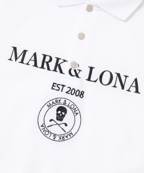 MARK&LONA（マークアンドロナ） ポロシャツ Gauge Camouflage Jacquard