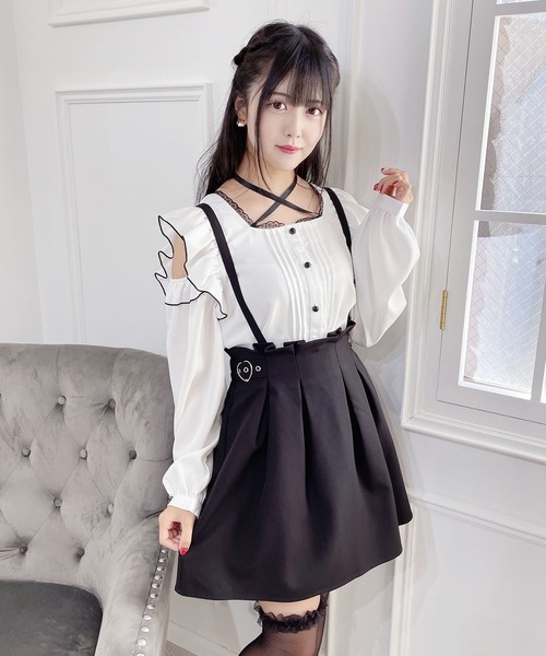 「MA*RS」 長袖ブラウス FREE ホワイト レディース_画像3