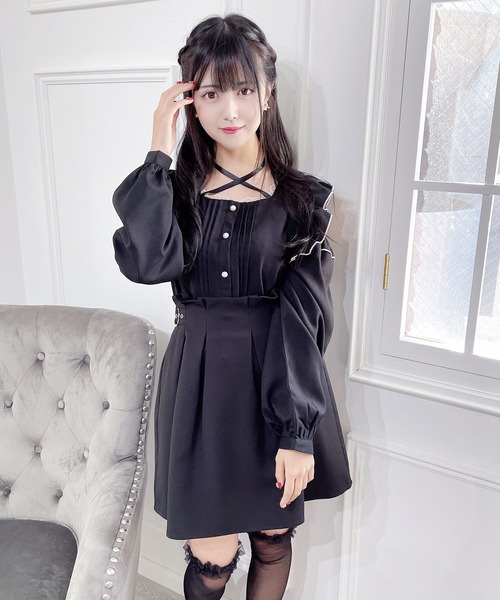 「MA*RS」 長袖ブラウス FREE ホワイト レディース_画像9