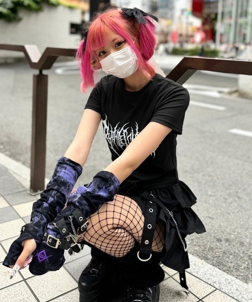 「NOVESSEL」 半袖Tシャツ FREE ホワイト レディース_画像6