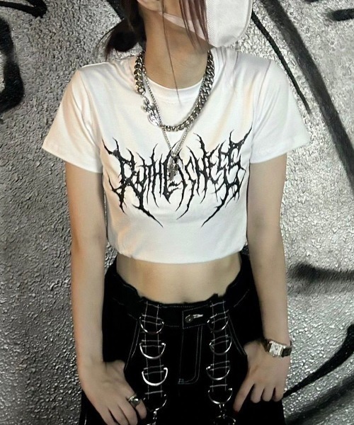 「NOVESSEL」 半袖Tシャツ FREE ホワイト レディース_画像8