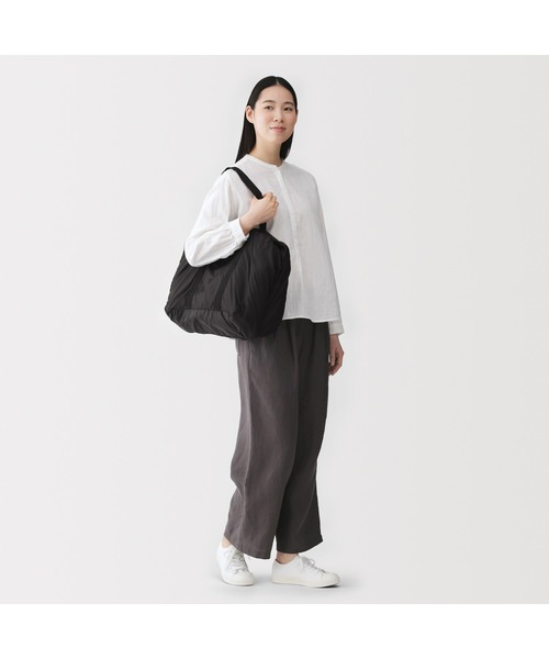無印良品（MUJI） ボストンバッグ たためる 撥水 旅に便利な ボストン