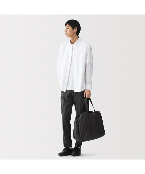 無印良品（MUJI） ボストンバッグ たためる 撥水 旅に便利な ボストン