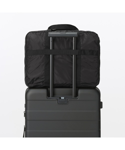 無印良品（MUJI） ボストンバッグ たためる 撥水 旅に便利な ボストン