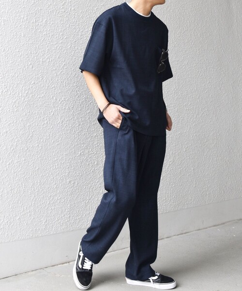 SHIPS any tシャツ any:「洗濯機可能」FUTURE LINEN CANVAS リネン