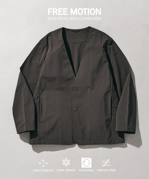 417 EDIFICE（フォーワンセブンエディフィス） ジャケット ノーカラー