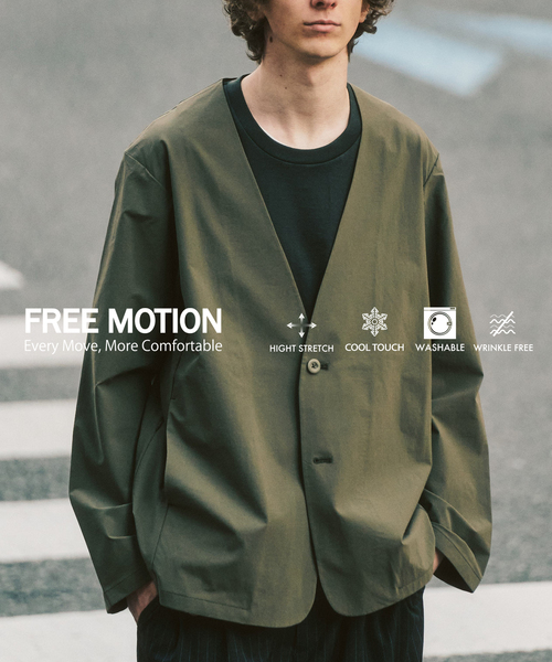 417 EDIFICE（フォーワンセブンエディフィス） ジャケット ノーカラー