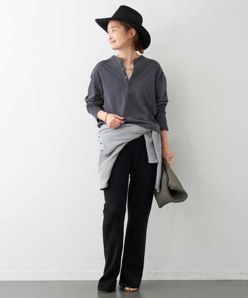 「AMERICANA」 長袖カットソー FREE ブラック系その他 レディース_画像2