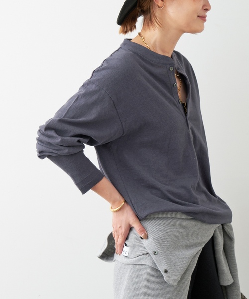 「AMERICANA」 長袖カットソー FREE ブラック系その他 レディース_画像5