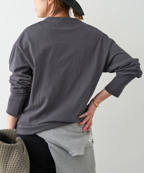 「AMERICANA」 長袖カットソー FREE ブラック系その他 レディース_画像6